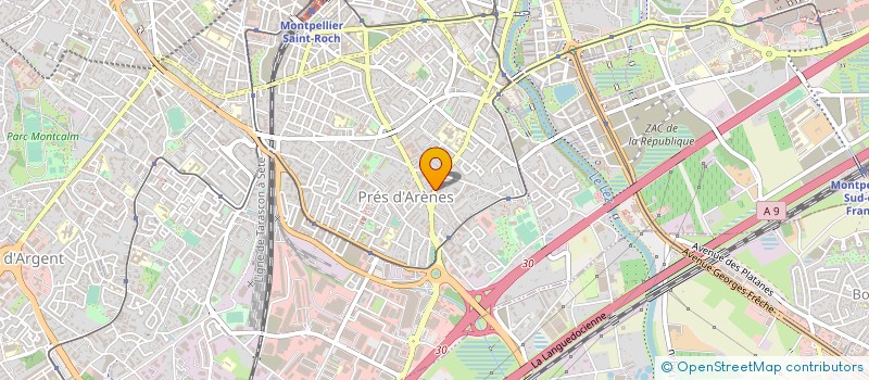 localisation de l'entreprise EST'HAIR à MONTPELLIER