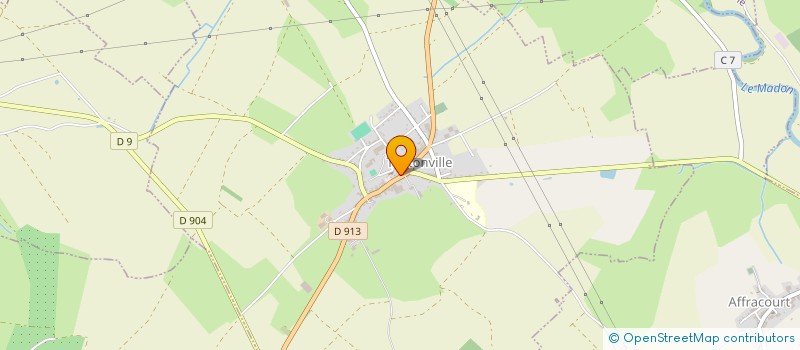 localisation de l'entreprise EST IMMO  VEZELISE