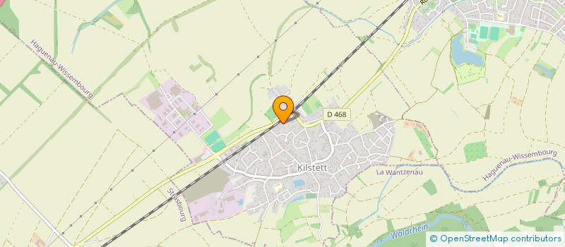 localisation de l'entreprise EST INOX  KILSTETT