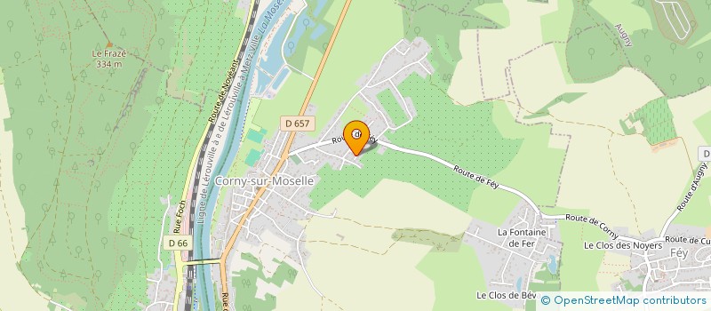 localisation de l'entreprise EST INVEST  CORNY-SUR-MOSELLE