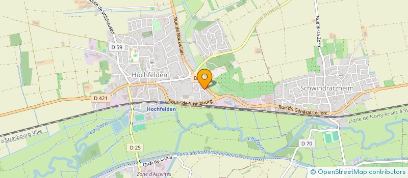 localisation de l'entreprise EST INVESTISSEMENTS  GOUGENHEIM