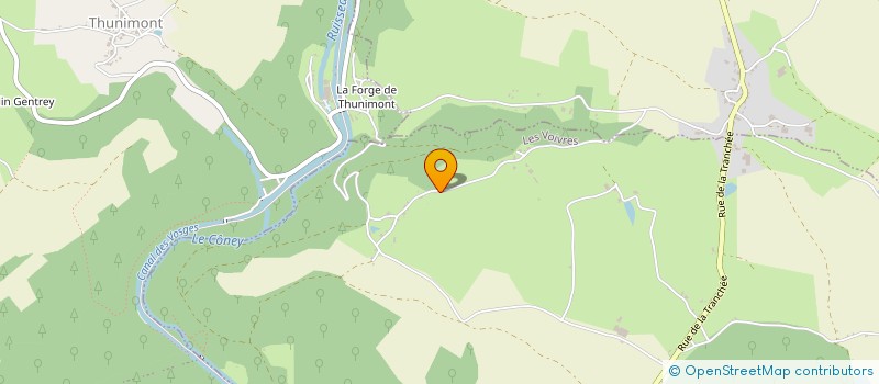 localisation de l'entreprise EST JEUX AUTOMATIQUES  LES VOIVRES