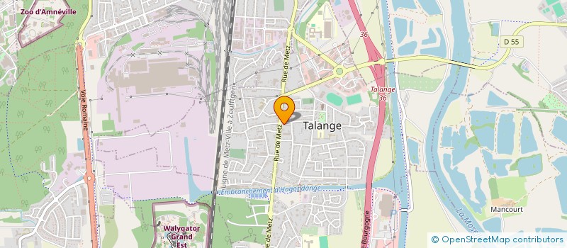 localisation de l'entreprise EST-LEVAGE à TALANGE
