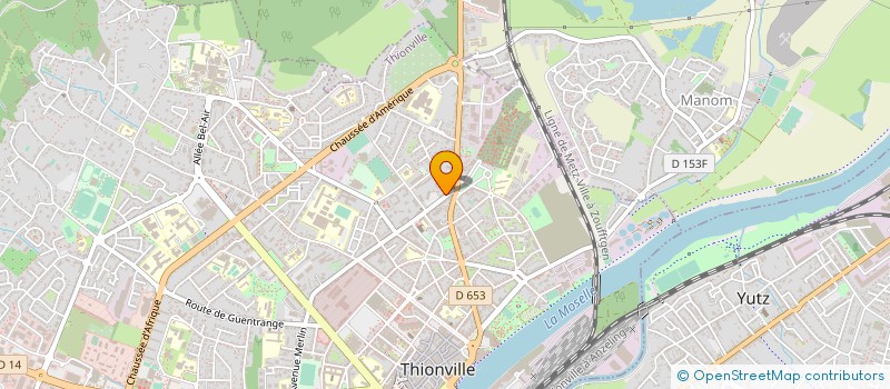 localisation de l'entreprise EST LOCATION à THIONVILLE