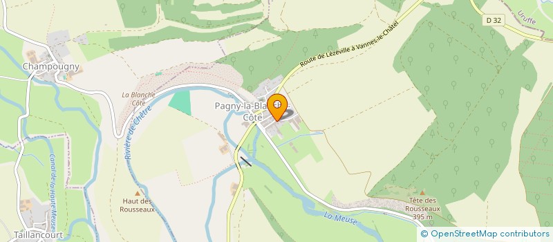 localisation de l'entreprise EST MAINTENANCE COLLECTIVITE à PAGNY-LA-BLANCHE-COTE
