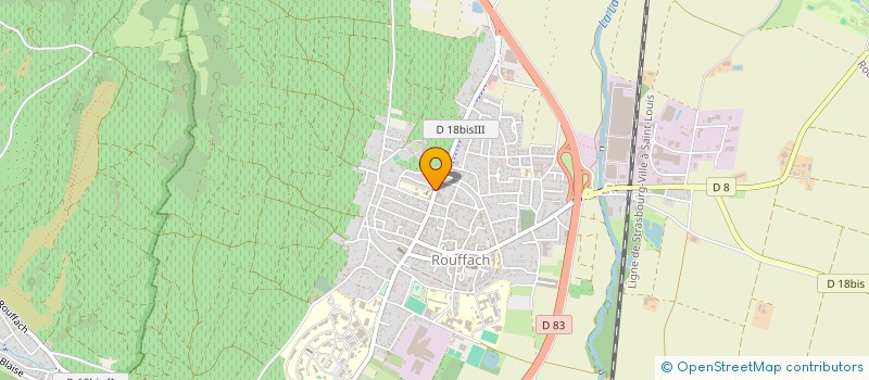 localisation de l'entreprise EST MANAGEMENT SERVICE SARL  ROUFFACH