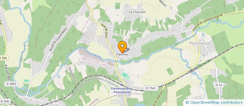 localisation de l'entreprise EST MODELES  POMMEUSE