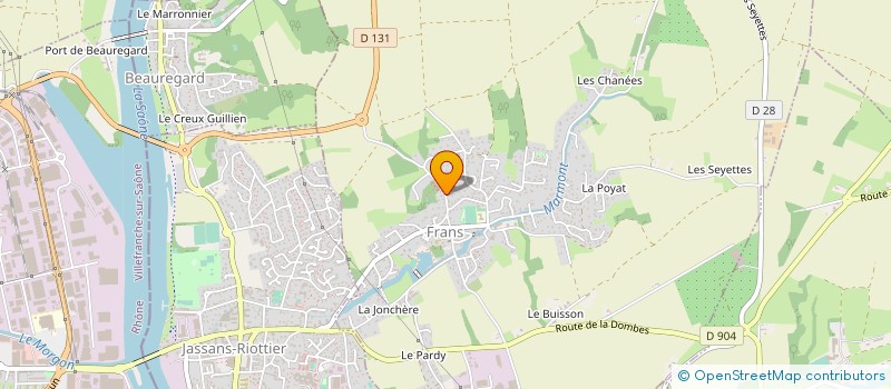 localisation de l'entreprise EST NETTOYAGE à FRANS