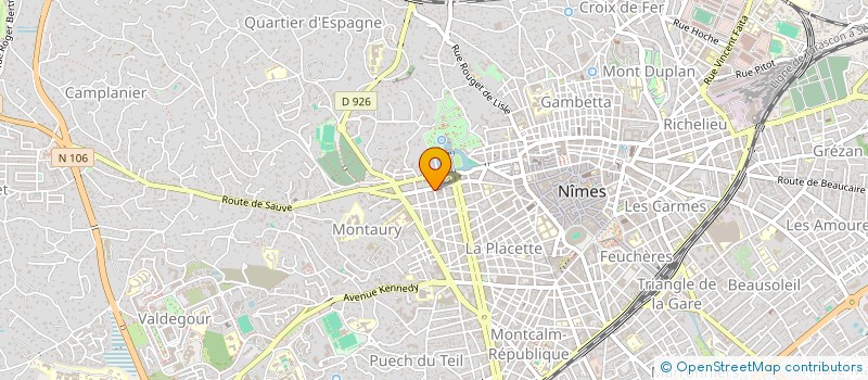 localisation de l'entreprise EST OUEST IMPORT EXPORT à NIMES