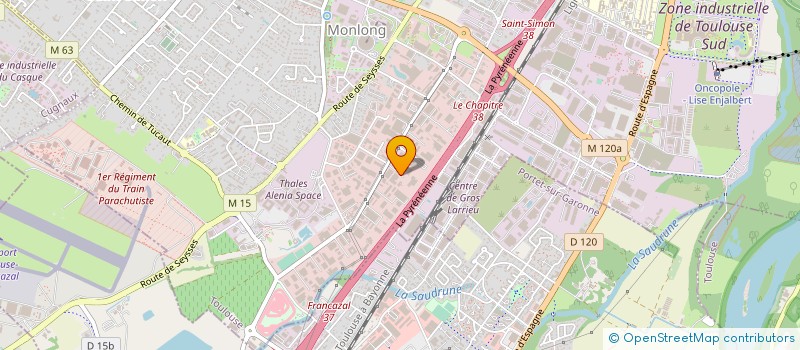 localisation de l'entreprise EST-OUEST OMNIUM LASER TECHNOLOGIES à TOULOUSE