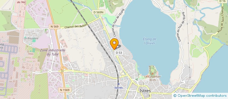 localisation de l'entreprise EST-OUEST TRANSPORTS  ISTRES