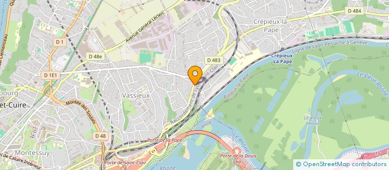 localisation de l'entreprise EST PEINTURE à CALUIRE-ET-CUIRE