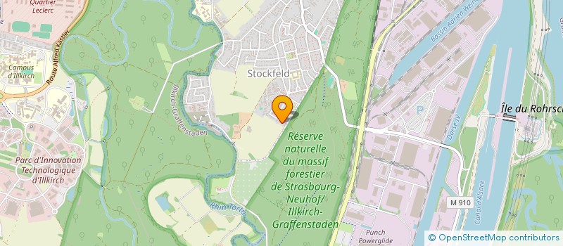 localisation de l'entreprise EST PLATRERIE à STRASBOURG