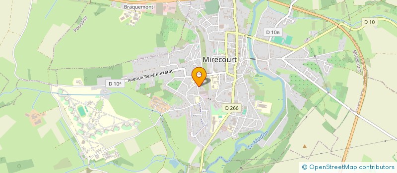 localisation de l'entreprise EST-PORCS SARL à MIRECOURT