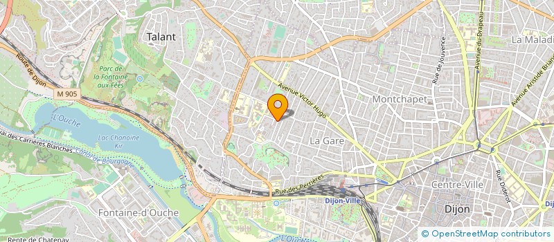 localisation de l'entreprise EST PROMOTION REGIONALE à DIJON