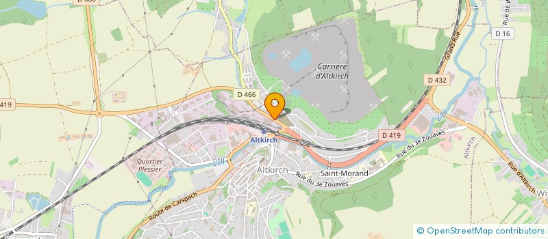 localisation de l'entreprise EST PROTECTION HOLDING  ALTKIRCH