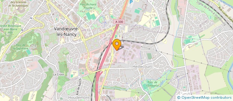 localisation de l'entreprise EST PROTECTION SA  VANDUVRE-LES-NANCY