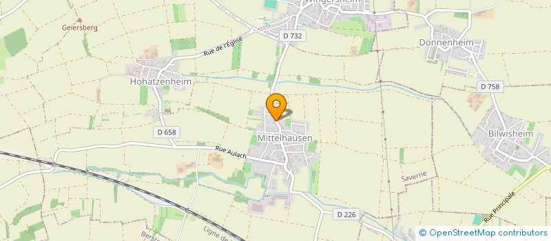 localisation de l'entreprise EST-R AUTOMOBILE  WAHLENHEIM