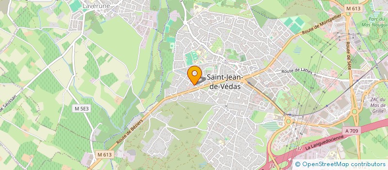 localisation de l'entreprise EST & SUD  SAINT-JEAN-DE-VEDAS