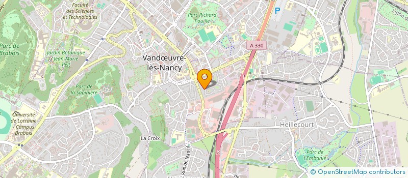 localisation de l'entreprise EST TRIATHLON TEAM  VANDUVRE-LES-NANCY