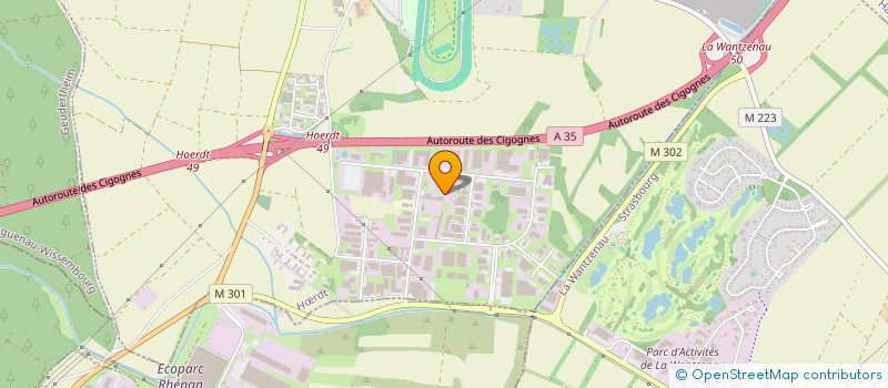 localisation de l'entreprise EST TUYAUTERIE ET CHAUDRONNERIE INDUSTRIELLE  HRDT