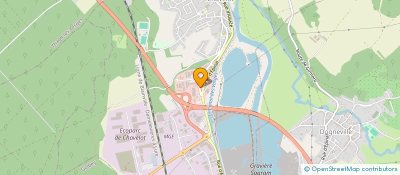 localisation de l'entreprise EST UTILITAIRES  GOLBEY