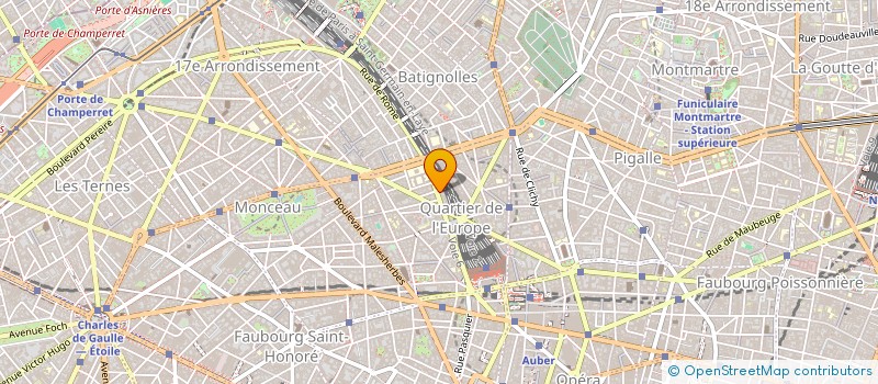 localisation de l'entreprise EST VENDING à PARIS