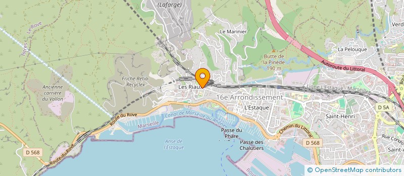 localisation de l'entreprise ESTA à MARSEILLE