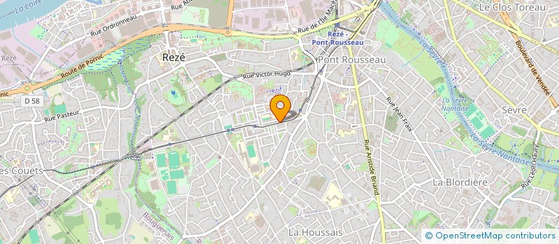localisation de l'entreprise ESTA BTP à REZE