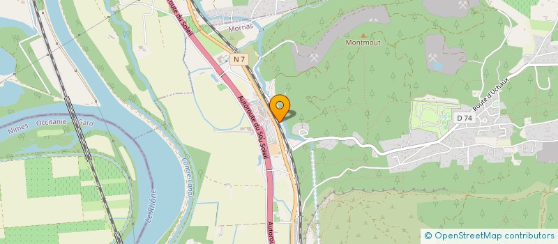 localisation de l'entreprise ESTA-FETE  MORNAS