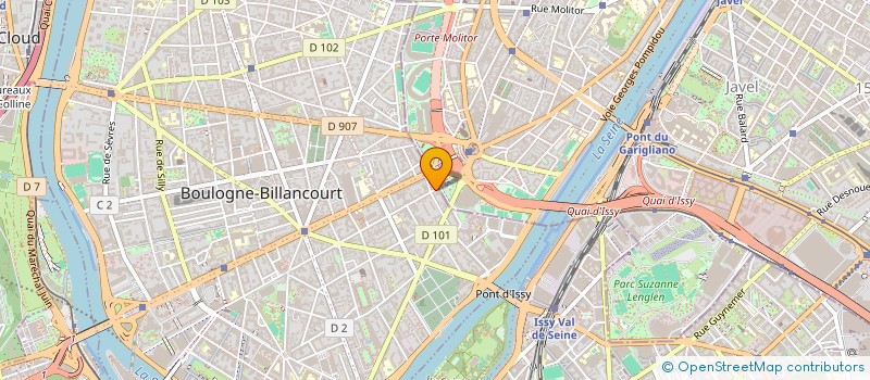 localisation de l'entreprise ESTA GROUPE STUD'AIR à BOULOGNE-BILLANCOURT