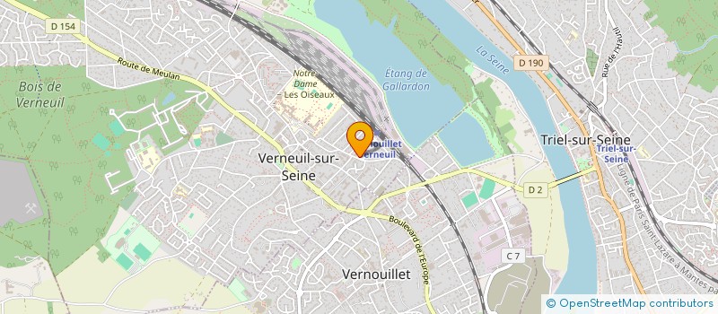 localisation de l'entreprise ESTA INDUSTRIE à VERNEUIL-SUR-SEINE