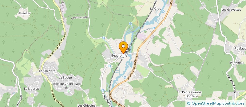 localisation de l'entreprise ESTABAR  CHANCELADE