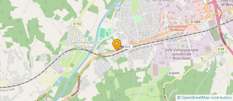 localisation de l'entreprise ESTABLE  SAINT-PANTALEON-DE-LARCHE