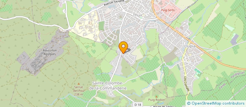 localisation de l'entreprise ESTACA-CJ  THUIR