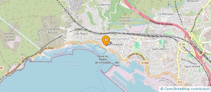 localisation de l'entreprise ESTACO à MARSEILLE