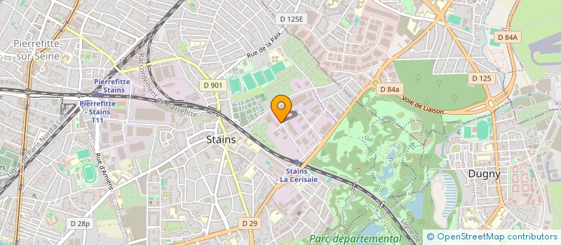 localisation de l'entreprise ESTAFRET FINANCES à STAINS