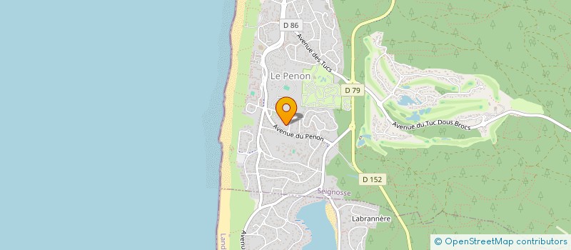 localisation de l'entreprise ESTAGNOTS SCI  SEIGNOSSE