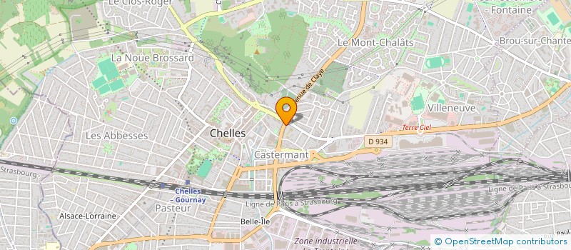 localisation de l'entreprise ESTAKYN  CHELLES