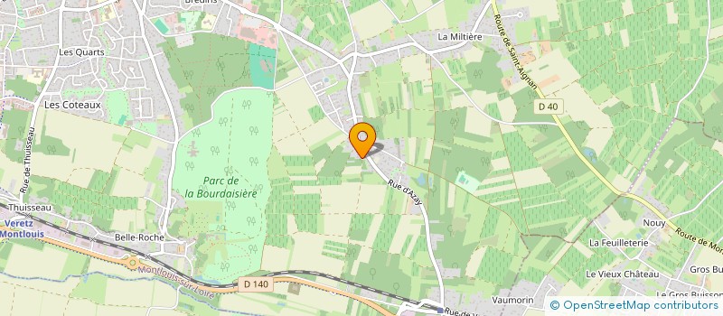localisation de l'entreprise ESTAL INDUSTRIE à MONTLOUIS-SUR-LOIRE