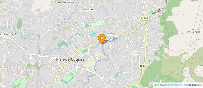 localisation de l'entreprise ESTALIE SARL  PLAN-DE-CUQUES