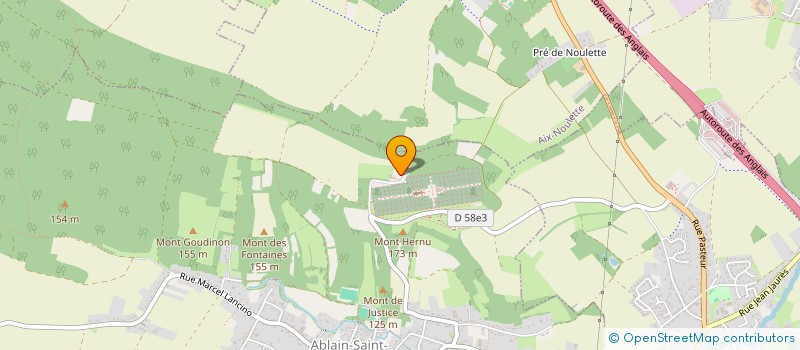 localisation de l'entreprise ESTAMINET DE LORETTE  ABLAIN-SAINT-NAZAIRE