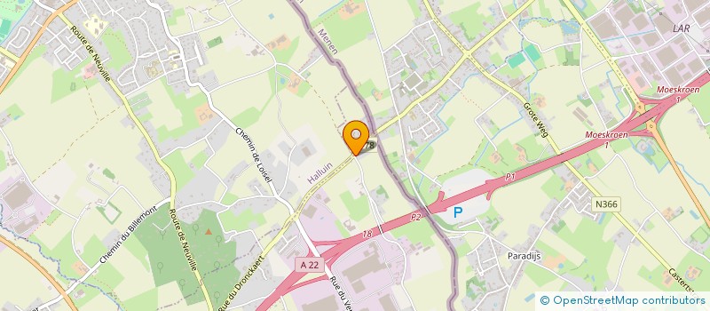 localisation de l'entreprise ESTAMINET DU CHEMIN VERT à NEUVILLE-EN-FERRAIN