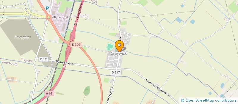 localisation de l'entreprise ESTAMINET SAINT GILLES  CRAYWICK