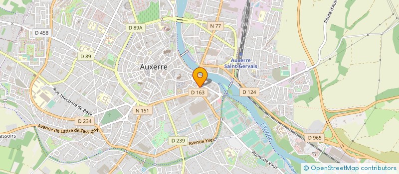 localisation de l'entreprise ESTAMPE H & B à AUXERRE