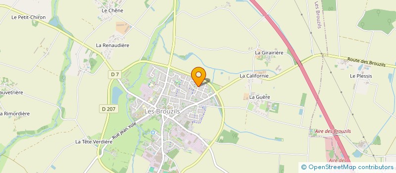 localisation de l'entreprise ESTANA  LES BROUZILS