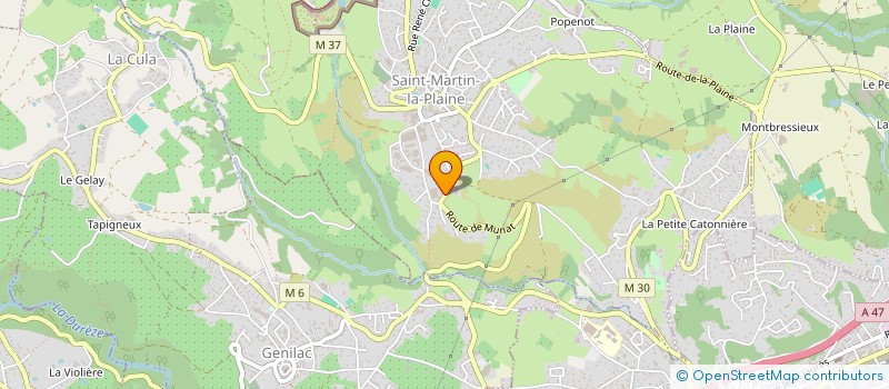 localisation de l'entreprise ESTANCA à SAINT-MARTIN-LA-PLAINE