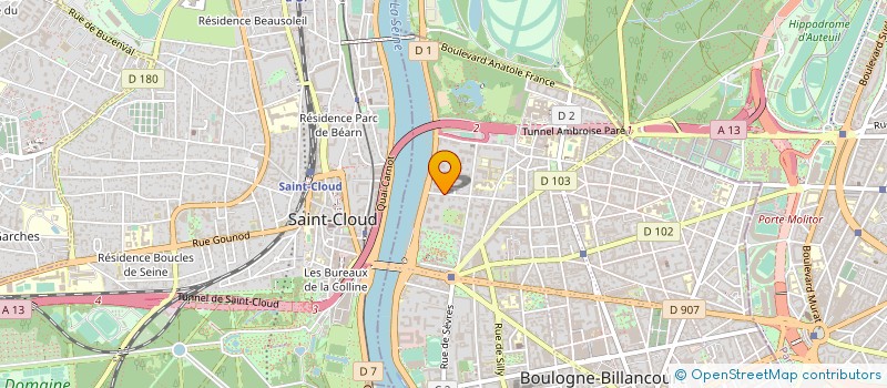localisation de l'entreprise ESTANCIA à BOULOGNE-BILLANCOURT