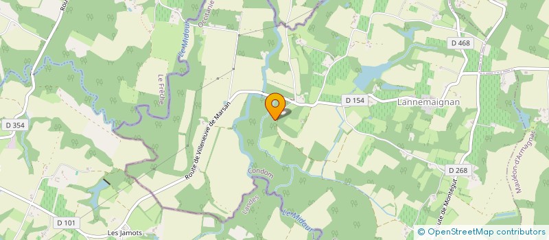 localisation de l'entreprise ESTANG TENNIS CLUB  ESTANG