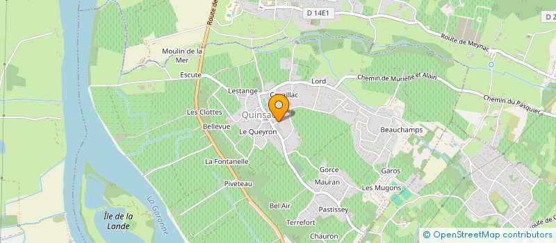 localisation de l'entreprise ESTANSAN M LOUISE ET JACQUELINE  QUINSAC